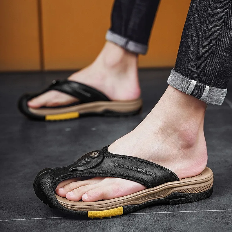 ⏰Promotion - 50% OFF🔥Men's Mens Handmade Cowhide Outdoor Orthopedic Sandals