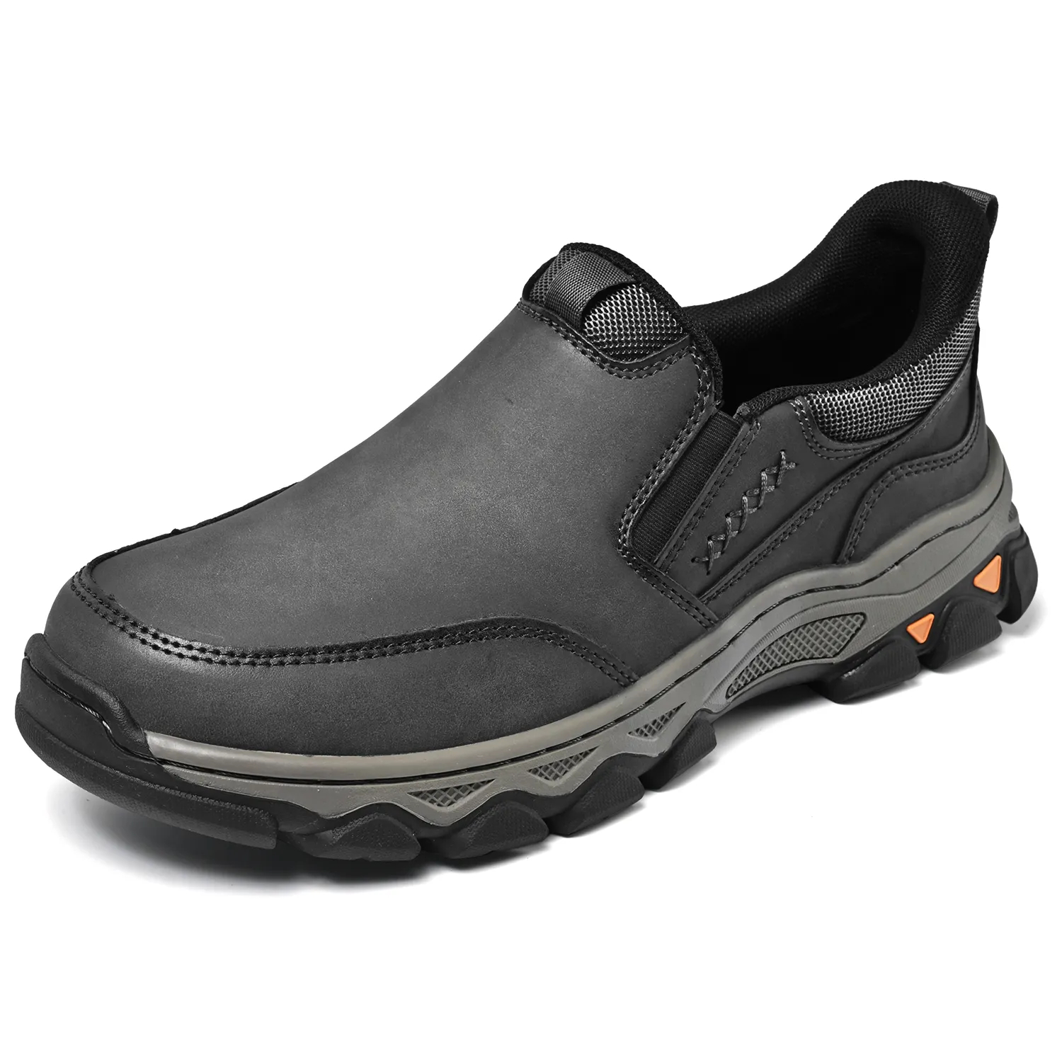 ⏰Promotion 60% OFF - 2025 New Men's Orthopedic Hands-Free Genuine Leather Slip On Loafers