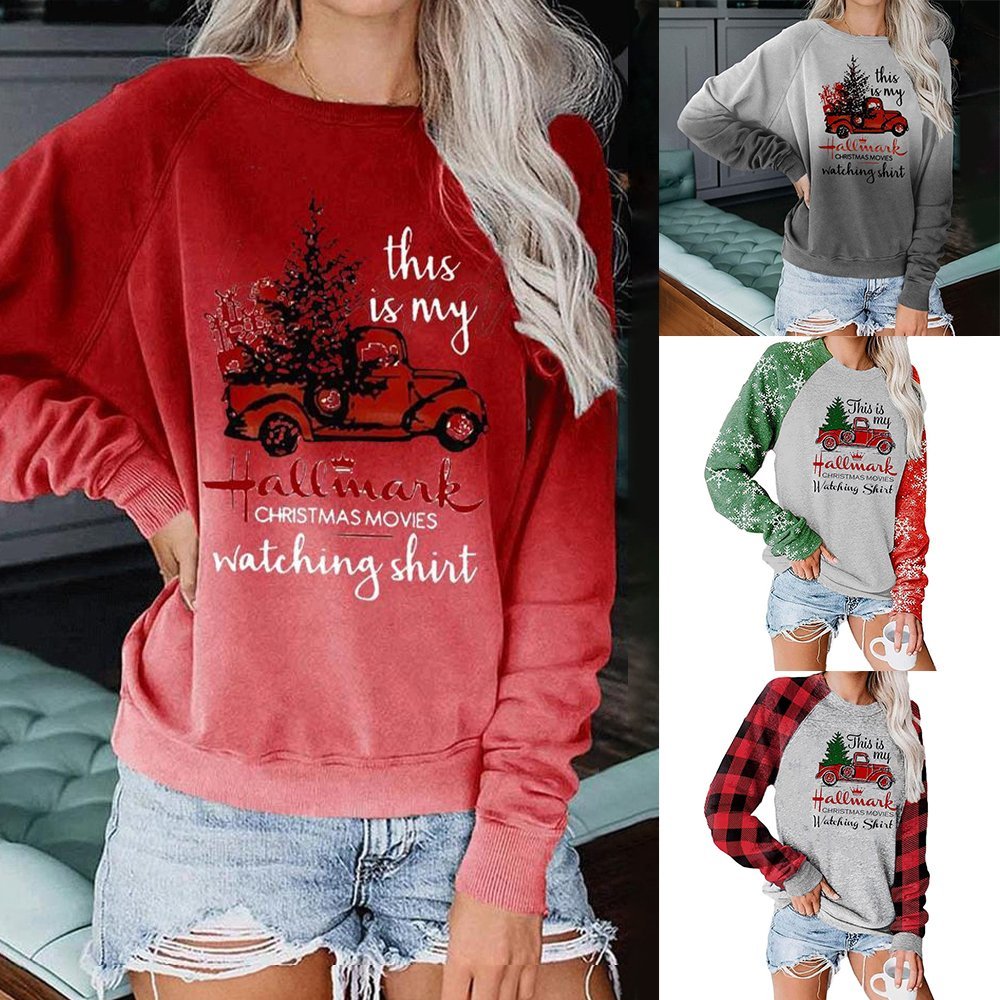Women's Christmas This Is My Hallmark Movie Watching Sweatshirt