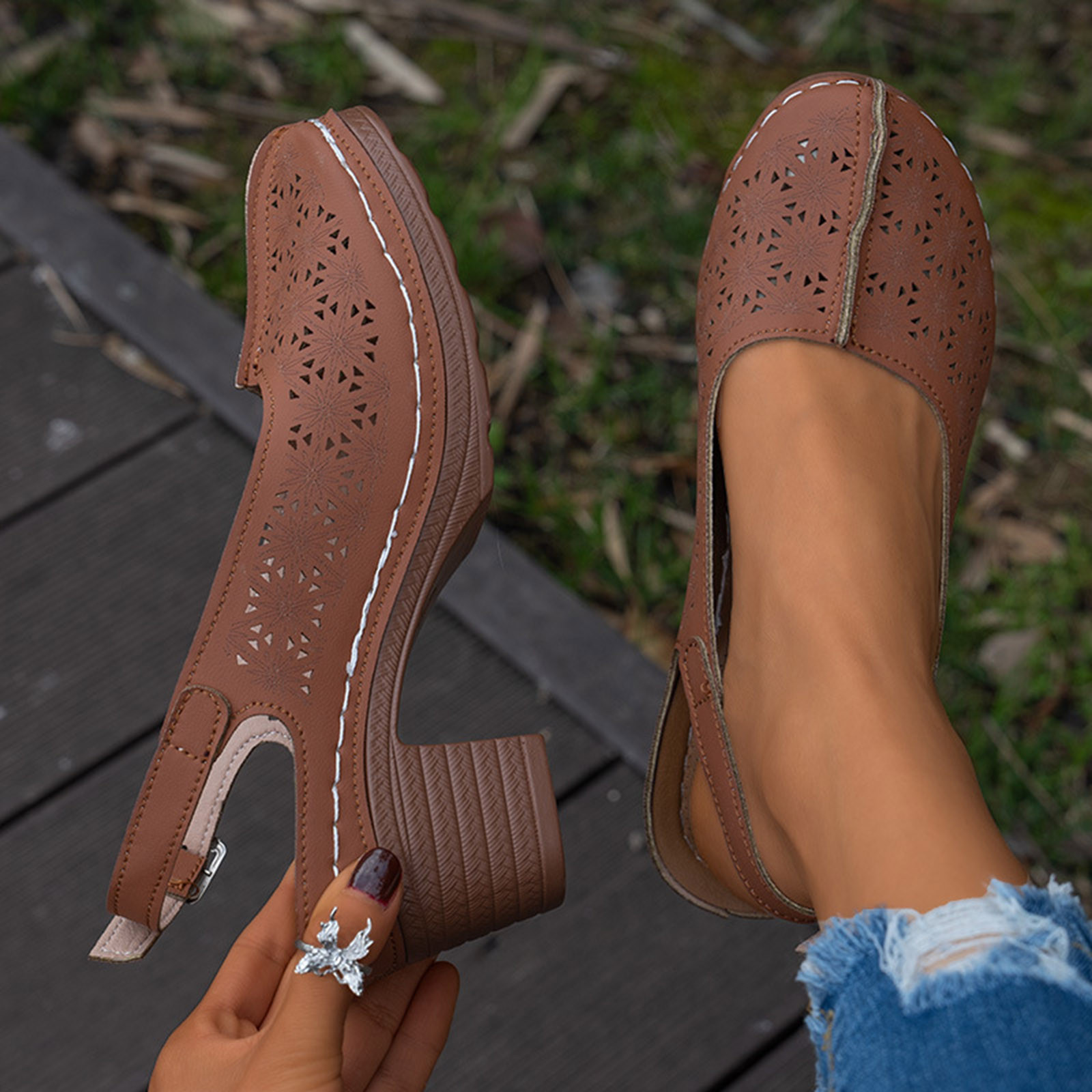 🎁 Last Day Special: 70% OFF 🎁 Women's Closed-Toe Wedge Orthopedic Sandals — The Ultimate Choice for Comfort