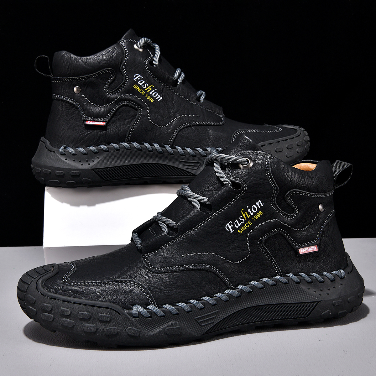 ⏰Limited Time Sale 65% OFF-Men's genuine leather non-slip corrective shoes to relieve walking pain