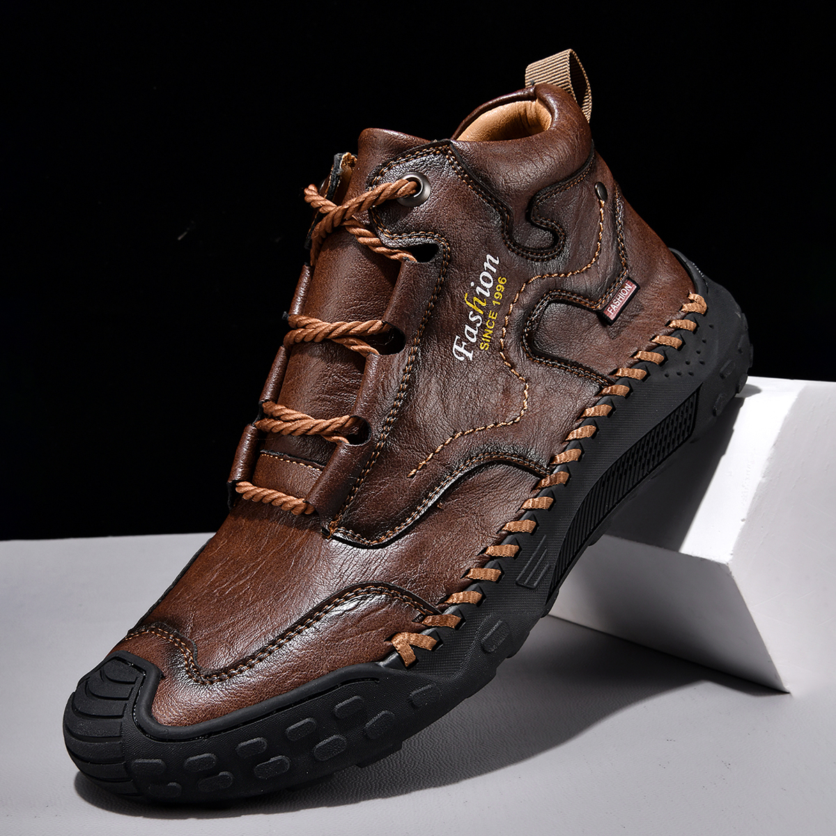 ⏰Limited Time Sale 65% OFF-Men's genuine leather non-slip corrective shoes to relieve walking pain