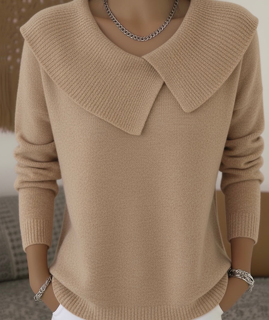 Ribbed Knit Sweater