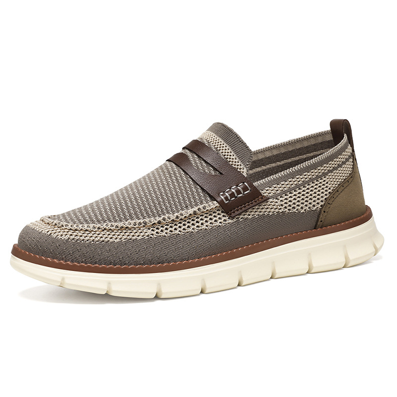 New versatile casual shoes for men in summer | Breathable synthetic upper, non-slip rubber sole, comfortable textile lining, suitable for walking and driving
