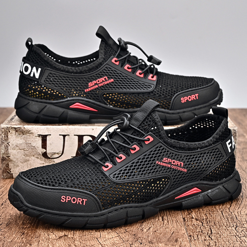 🔥Last Day 60% OFF🔥Men's Summer Orthopedic Breathable Lightweight Hollow-Out Running Mesh Shoes