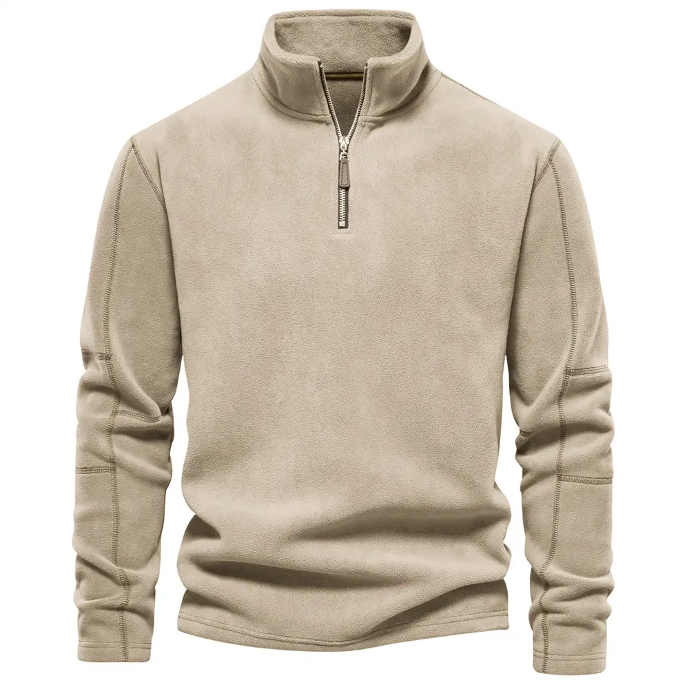 Men's Outdoor Casual Stand Collar Fleece Jacket