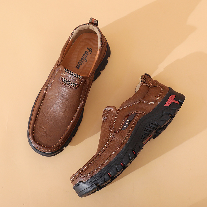Last Day 50% OFF🔥Men's genuine leather outdoor soft-soled hiking shoes