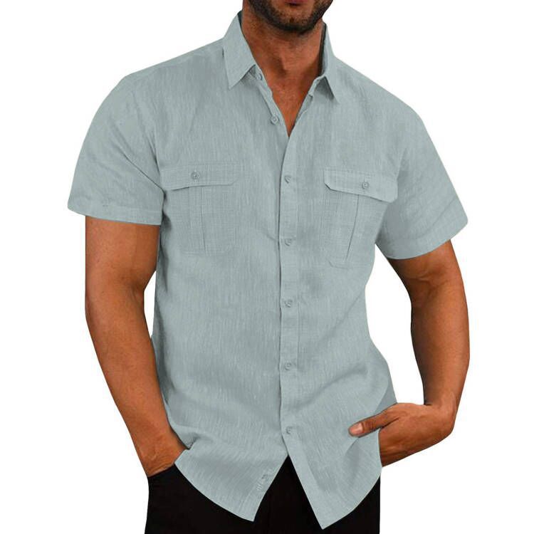 2025 New Summer Simple Men's Shirt