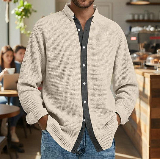 100% Premium Cashmere Men’s Shirt — Timeless Style
