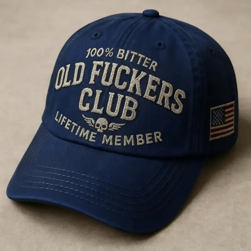 🧢 Old F*ckers Club - Vintage Cotton Baseball Cap