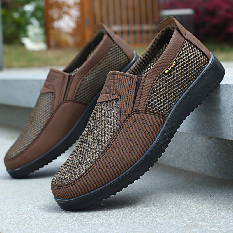 men's breathable slip on shoes