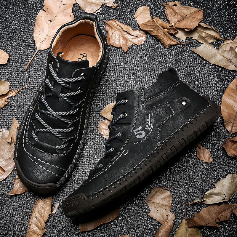 Last day 50% off 🔥⏱️sale⏱️Men's handmade genuine non-slip walking orthotic shoes