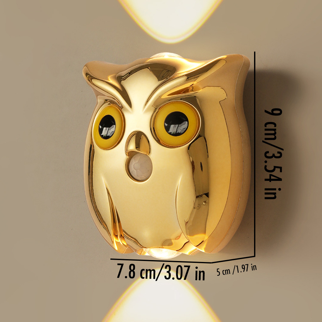 🦉Owl Motion Sensor Wall Light & Night Light