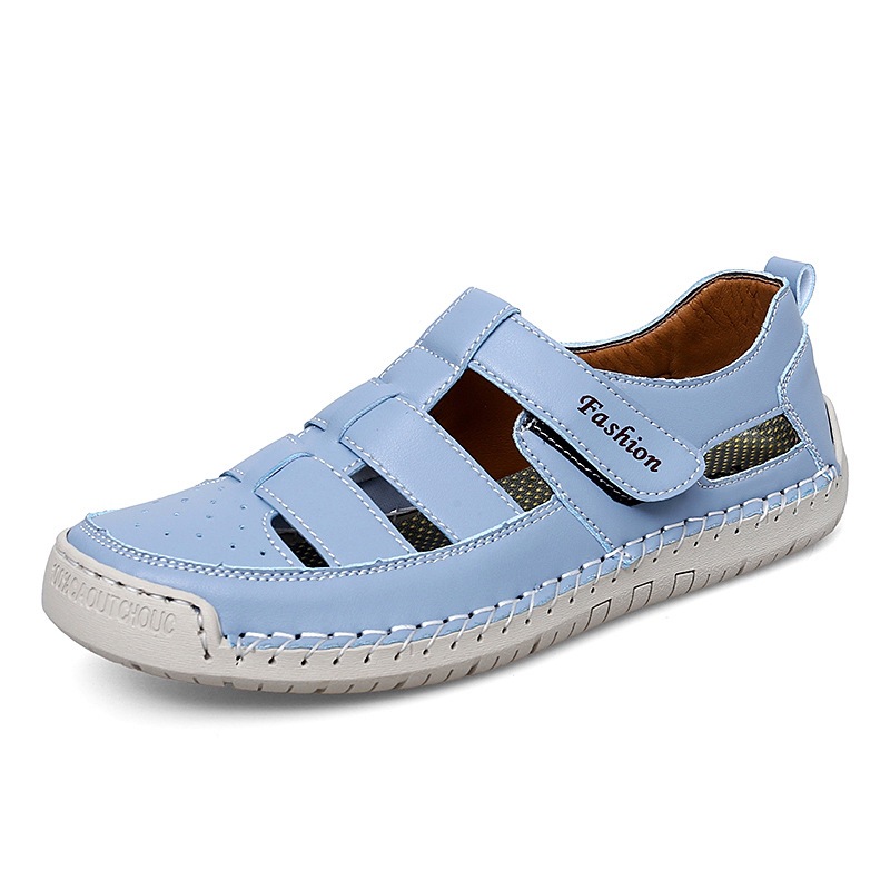 Unisex Roman-Style Woven Flat Sandals — Soft-Soled Orthopedic Beach Footwear