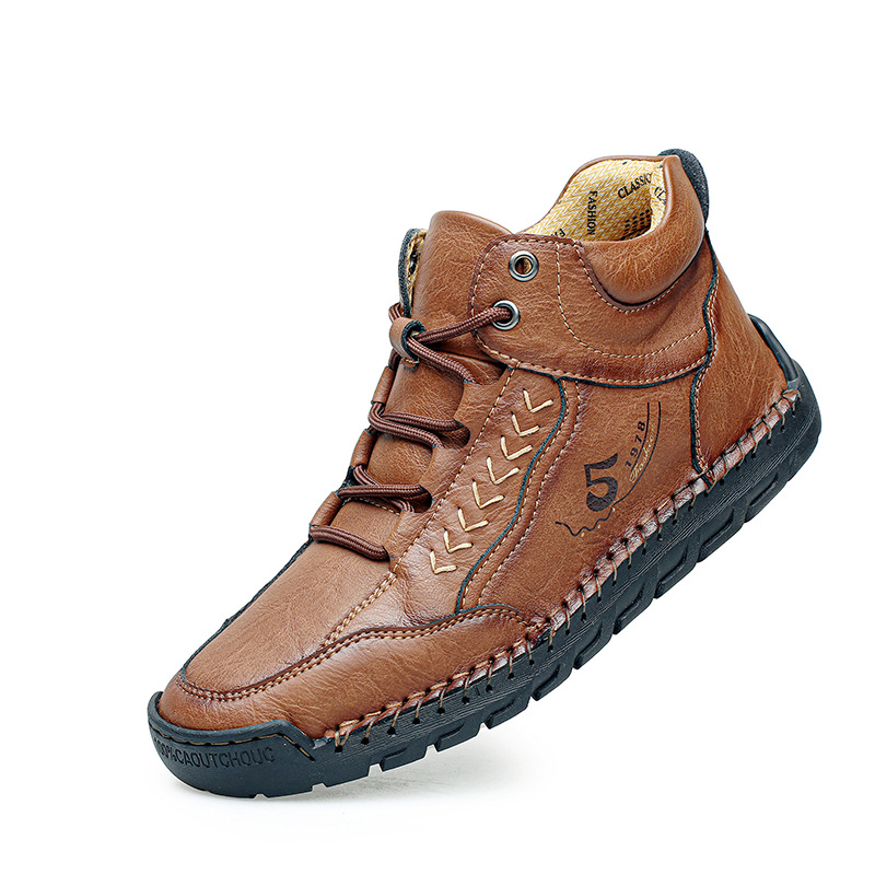 🔥Today 50% off🔥Handcrafted Men's Leather Shoes - Relieve Foot Pain