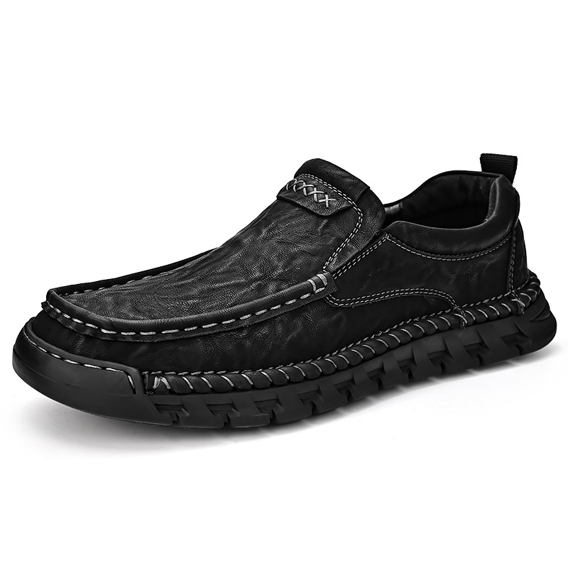 🔥Today 65% off🔥Men's handmade slip-on waterproof and non-slip orthotic shoes