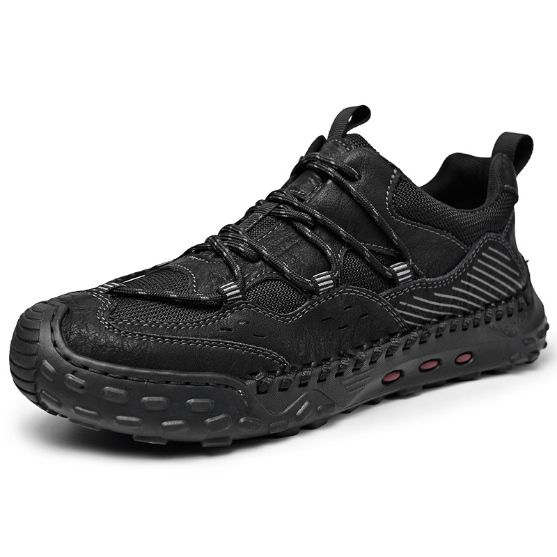 ⏰Promotion - 70% OFF🔥Men's handmade genuine leather non-slip hiking shoes with corrective