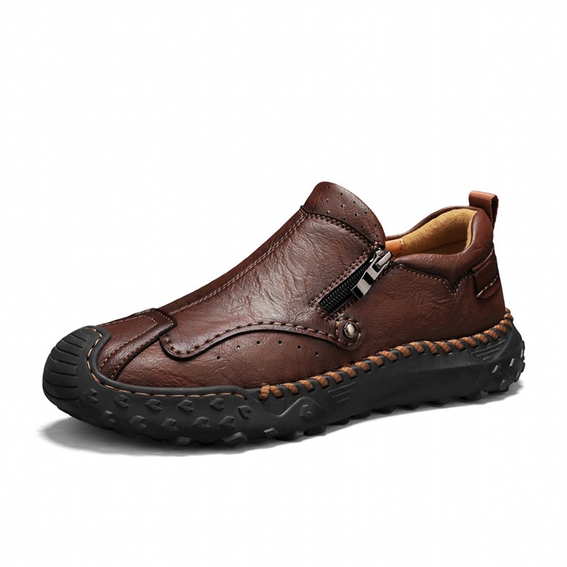 🔥Promotion -Final Day: 50% Off🔥New men's handcrafted orthopedic slip-on loafers designed to relieve foot pain and improve walking posture