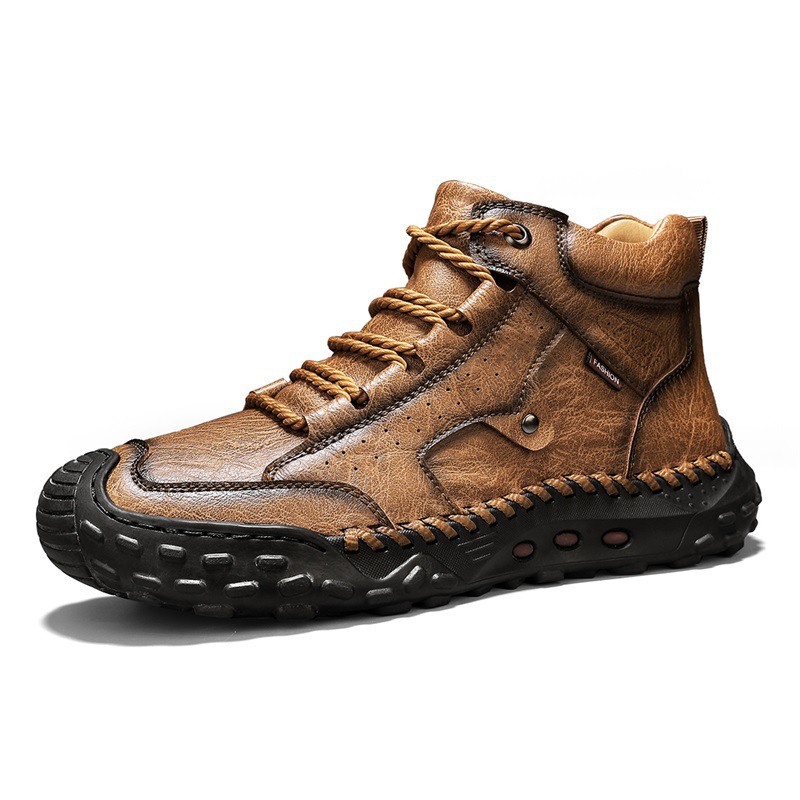 🔥Hot-selling recommendations 65% off today only🔥Men's genuine leather handmade nylon non-slip orthopedic shoes