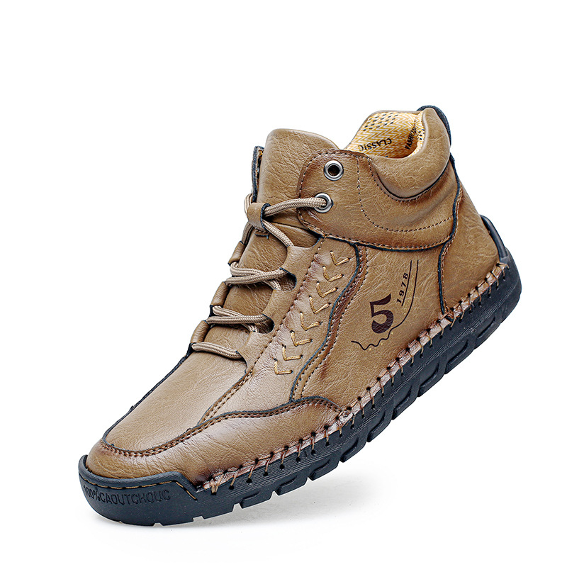 🔥Today 50% off🔥Handcrafted Men's Leather Shoes - Relieve Foot Pain