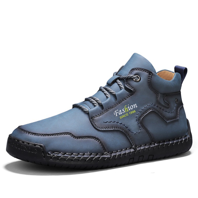 🔥Last day 40% off discount🔥-Men's genuine leather waterproof and non-slip fashionable orthopedic shoes with arch support