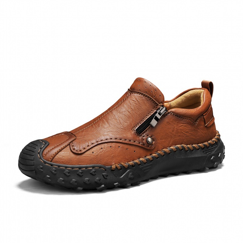 🔥Promotion -Final Day: 50% Off🔥New men's handcrafted orthopedic slip-on loafers designed to relieve foot pain and improve walking posture