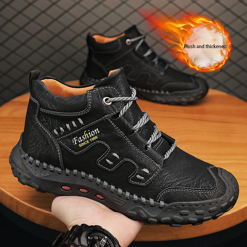 ⏰Today 70% off-Men's genuine leather non-slip and anti-collision orthopedic loafers with arch support