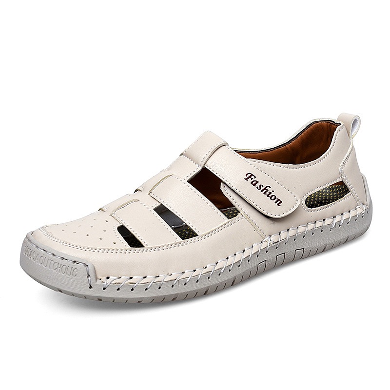 Unisex Roman-Style Woven Flat Sandals — Soft-Soled Orthopedic Beach Footwear