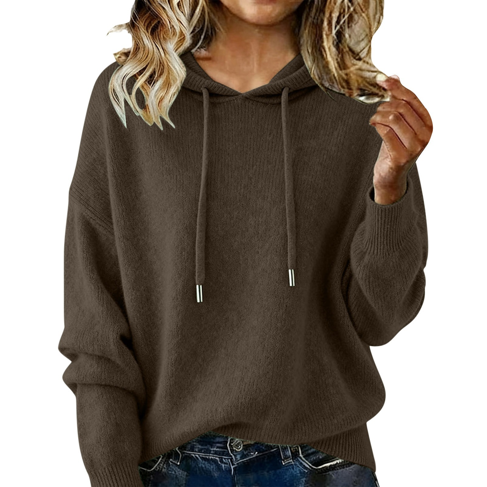 Women's new hooded casual sweatshirt
