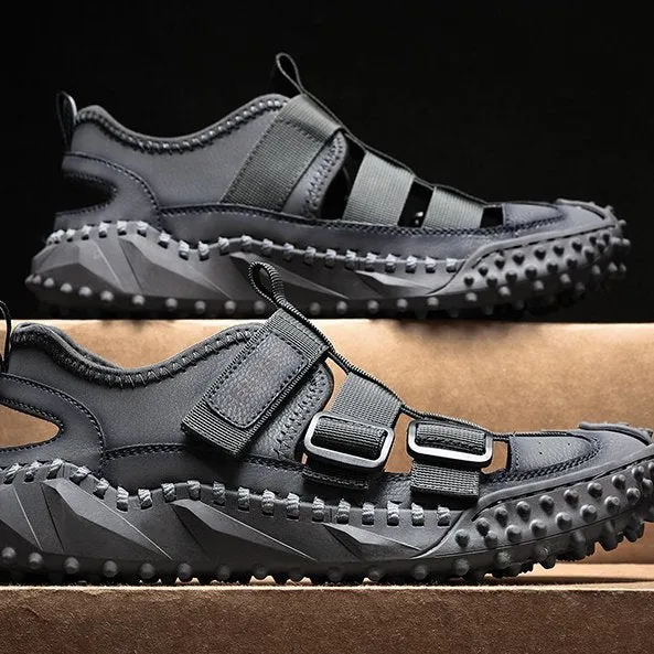 Men Orthopedic Sandals Open Back Anti-collision Round Toe Trendy 2025