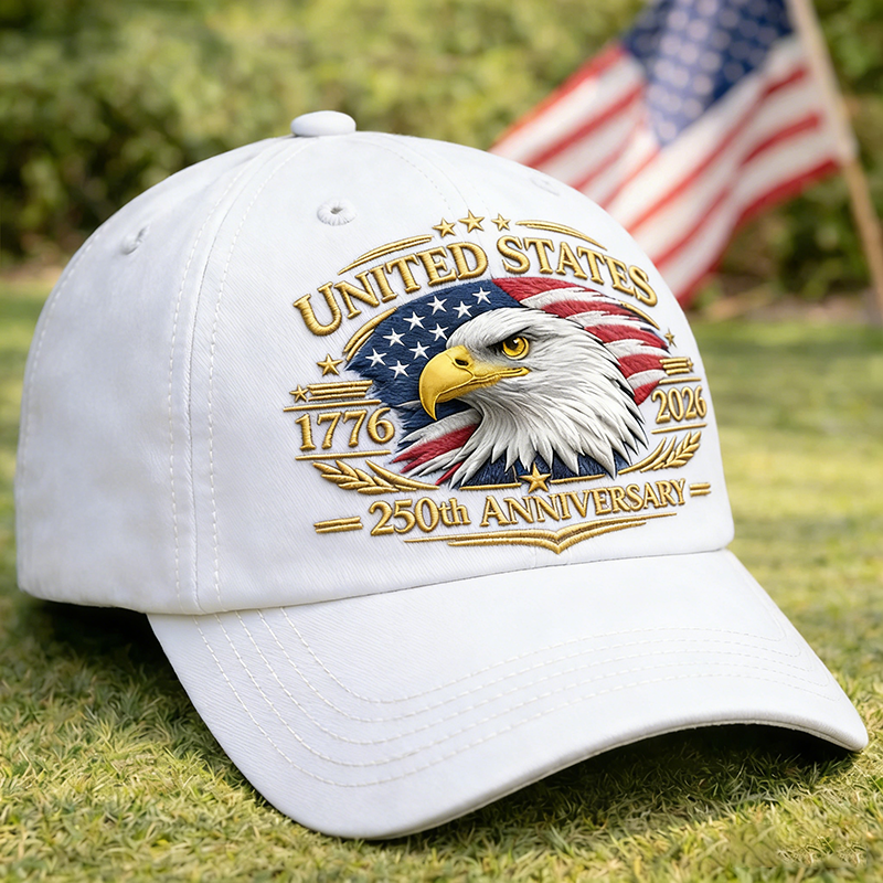 USA 250th Anniversary Eagle Baseball Cap