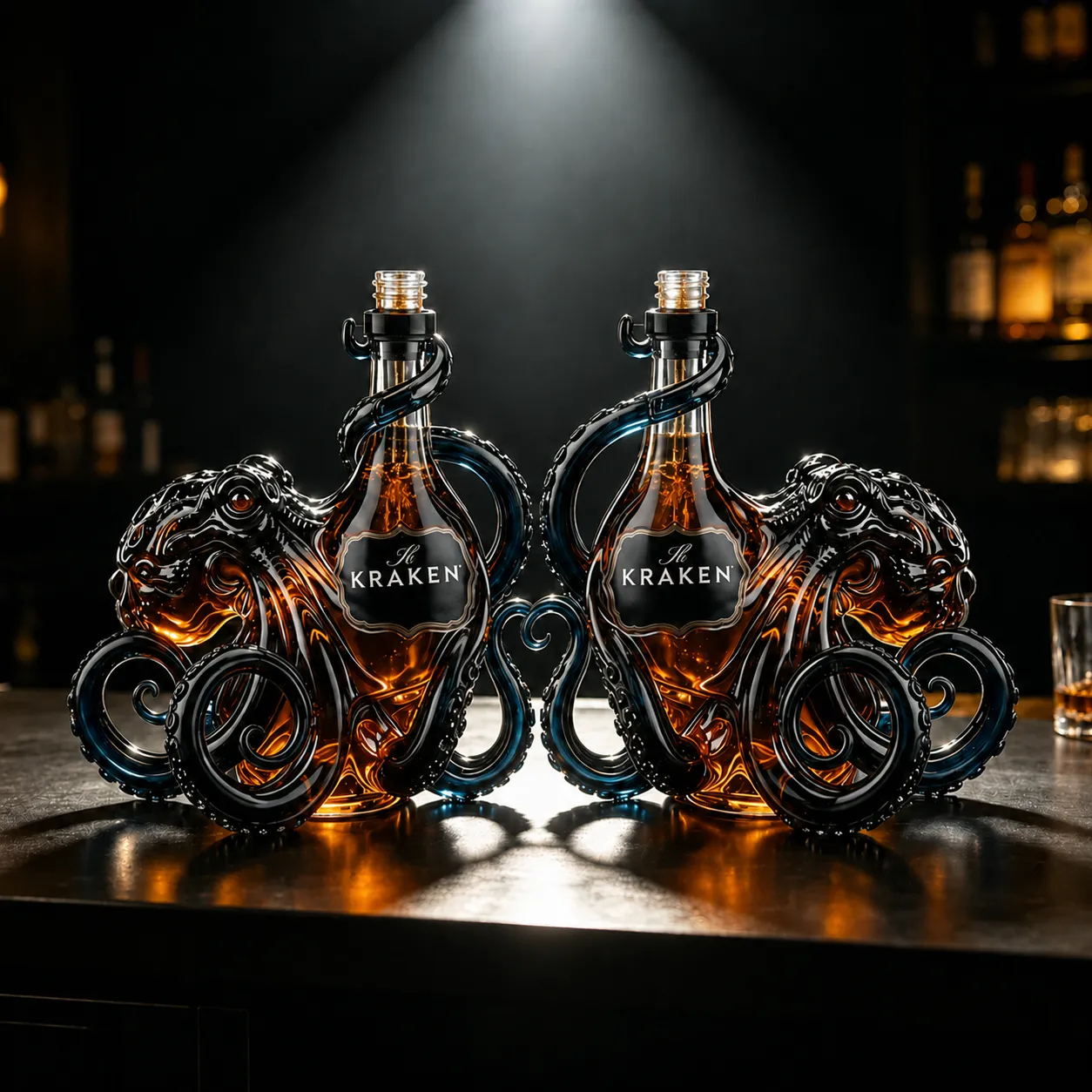 🐙 🥃 This 3D Octopus Art Bottle Is Taking Over Home Bars Worldwide🔥