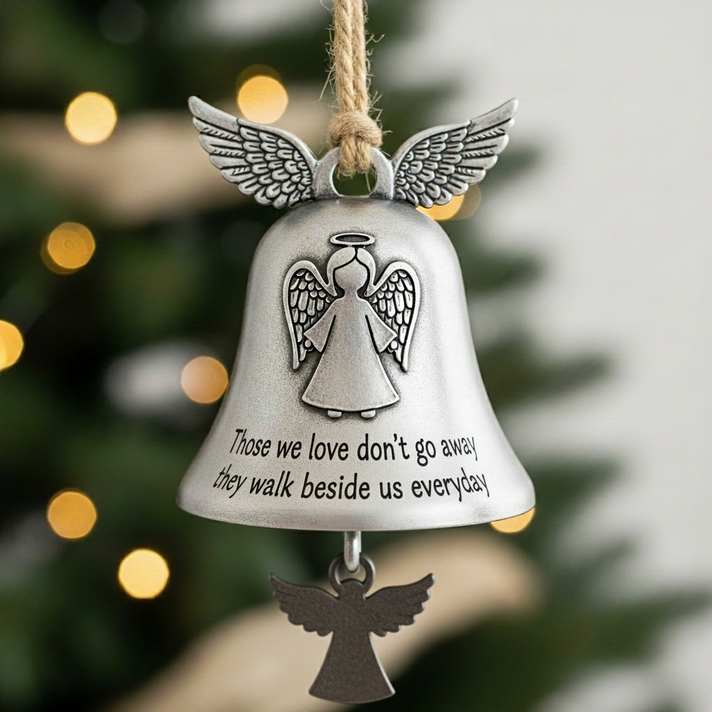 👼🔔Angel Wings Memorial Bell