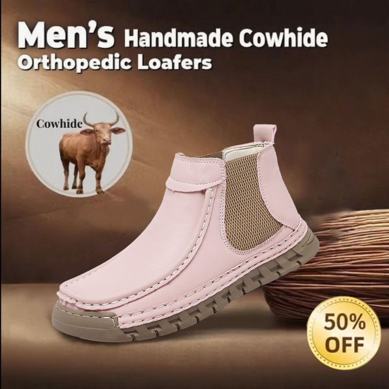 ⏰ 50% off -Women's handmade, non-slip, orthopedic shoes