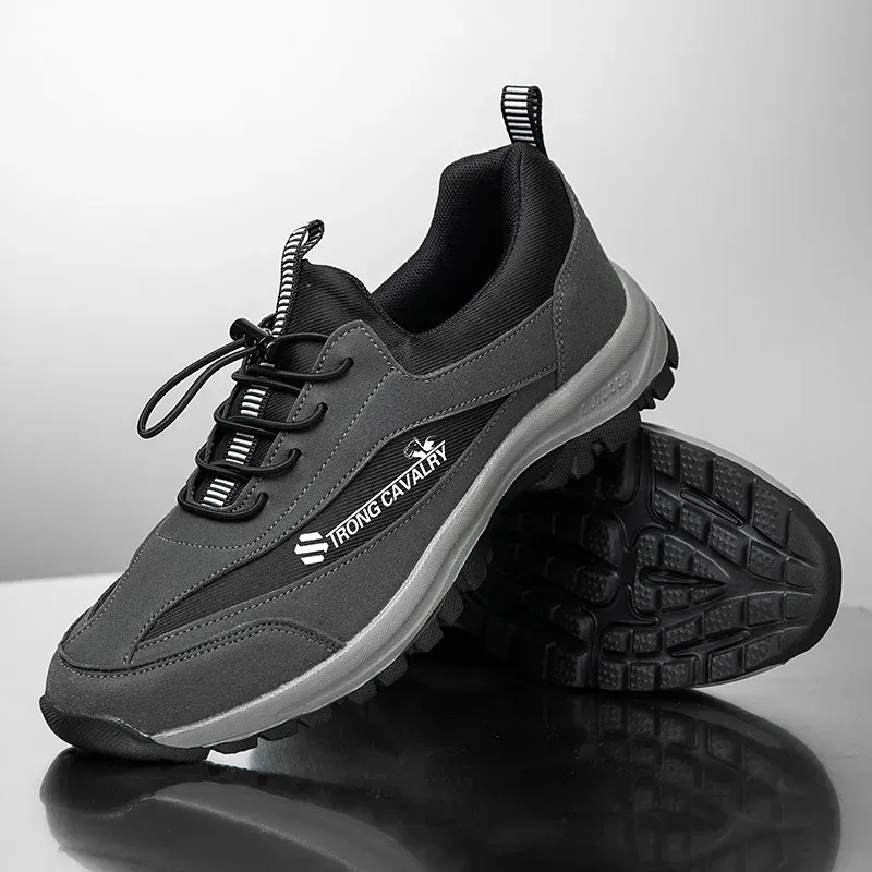 (👨‍⚕️Medical Certified Seal®️) Men's Hiking Sneakers: Waterproof Orthopedic Shoes (Eases Foot Pain)