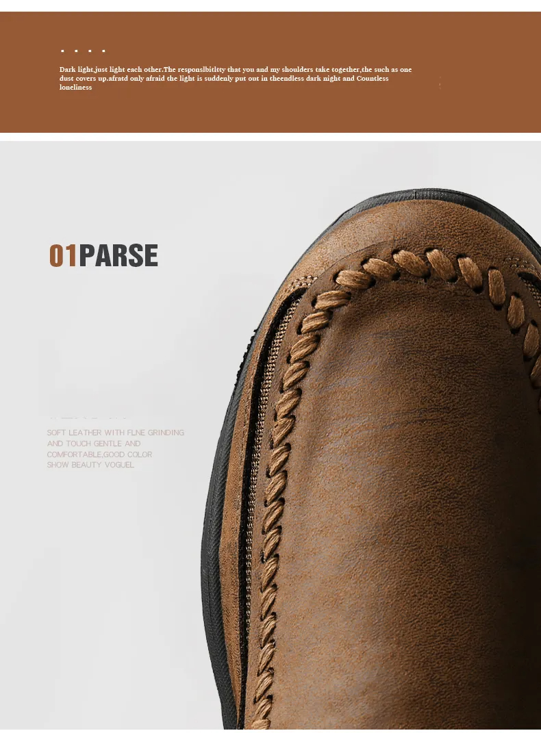 ⏰ 70% off - 2025 Newest Men's casual loafers-Full-grain cowhide