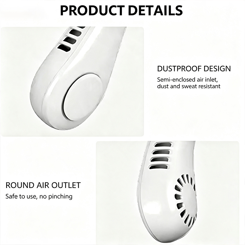 Portable, Bladeless Neck Fan – (Imported)