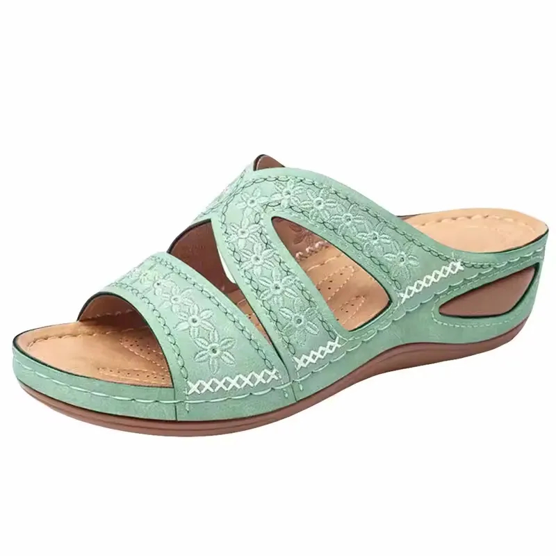 Women's Summer Wedge Sandals – Comfortable & Stretchy