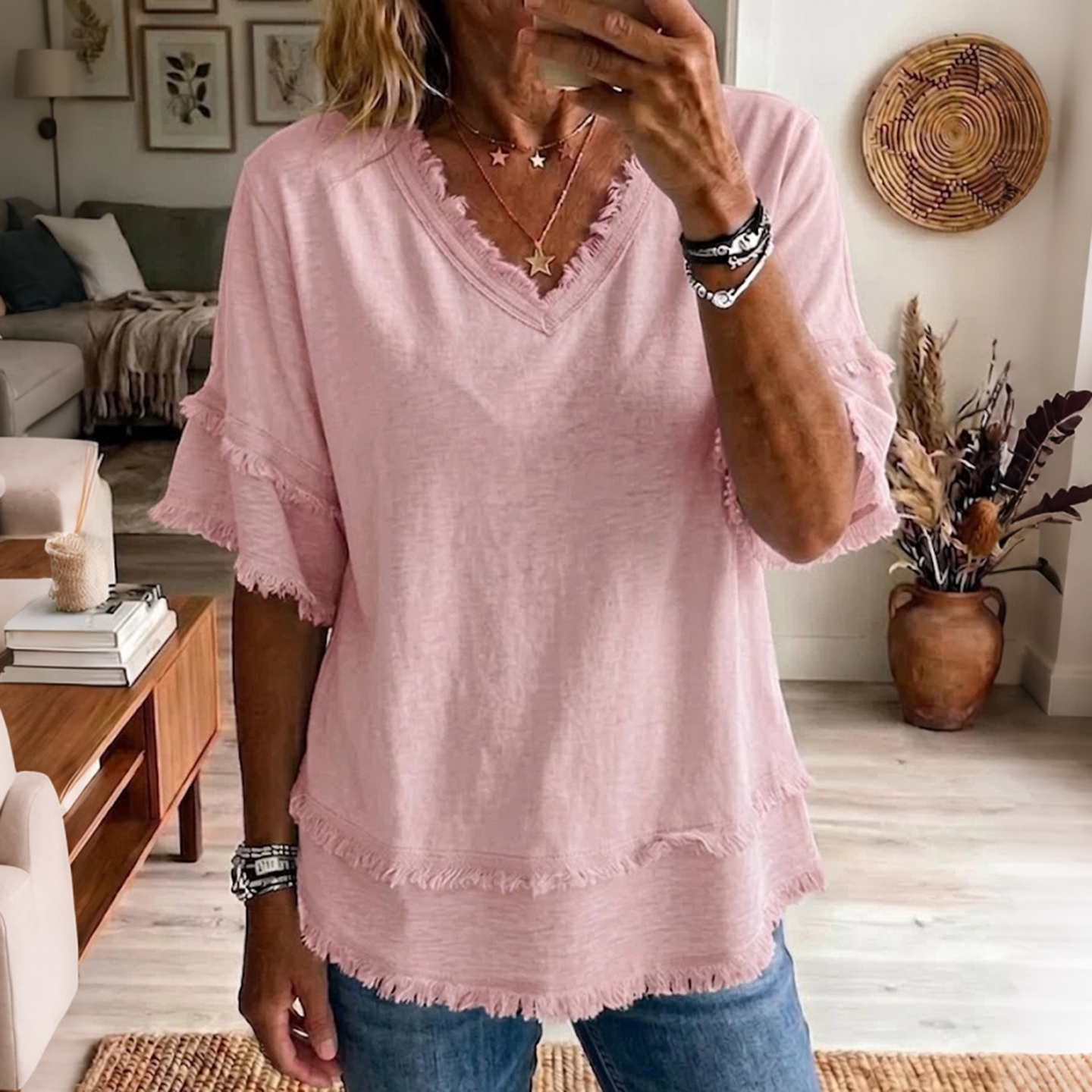 Vintage Art Patchwork Cotton And Linen Shirt