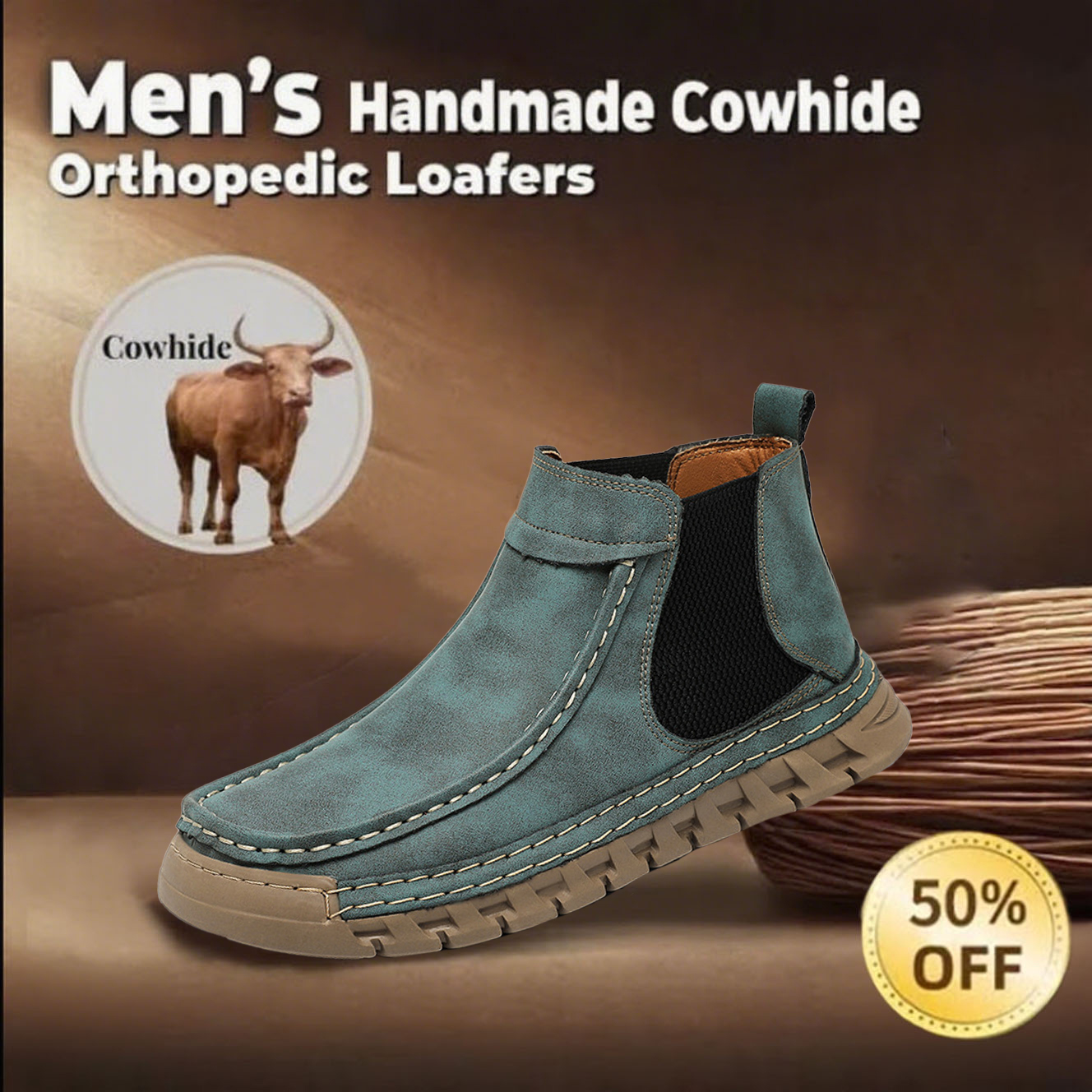 ⏰ 50% off -Women's handmade, non-slip, orthopedic shoes