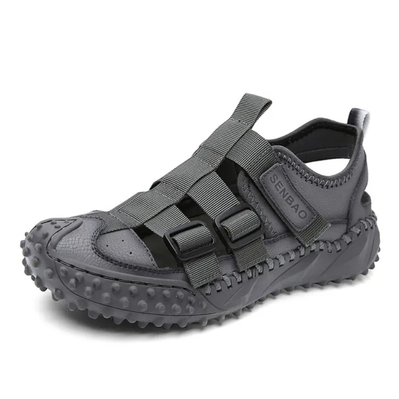 Men Orthopedic Sandals Open Back Anti-collision Round Toe Trendy 2025