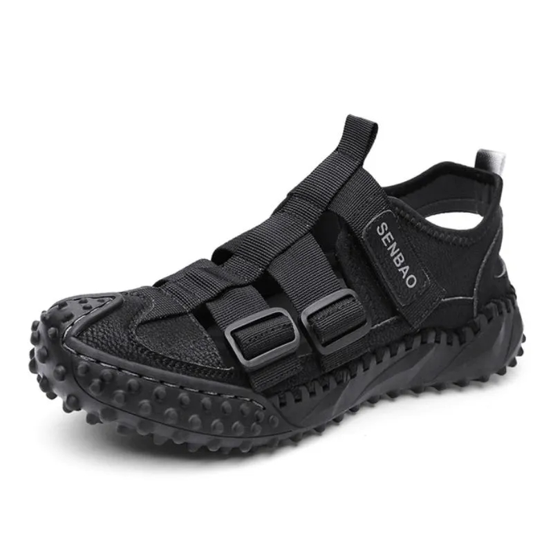 Men Orthopedic Sandals Open Back Anti-collision Round Toe Trendy 2025