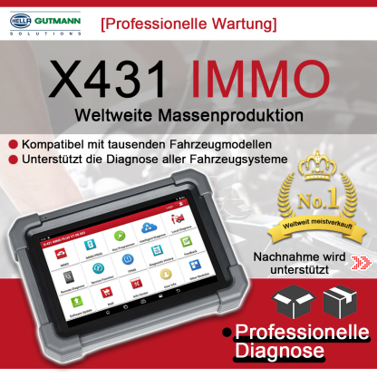 HELLA X431 IMMO Serie Profi-Diagnosegerät