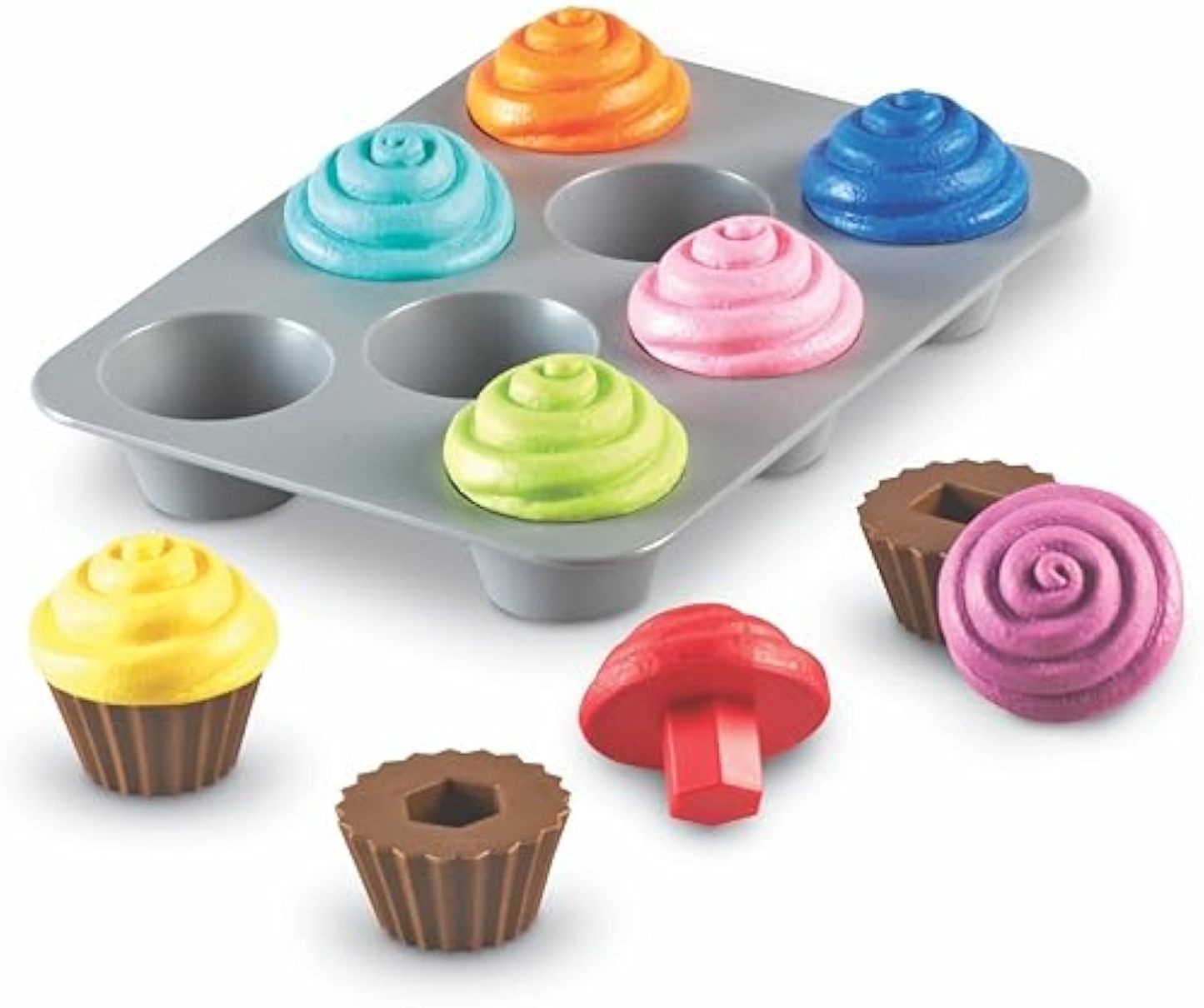 Learning Resources Smart Snacks Cupcakes zum Formensortieren