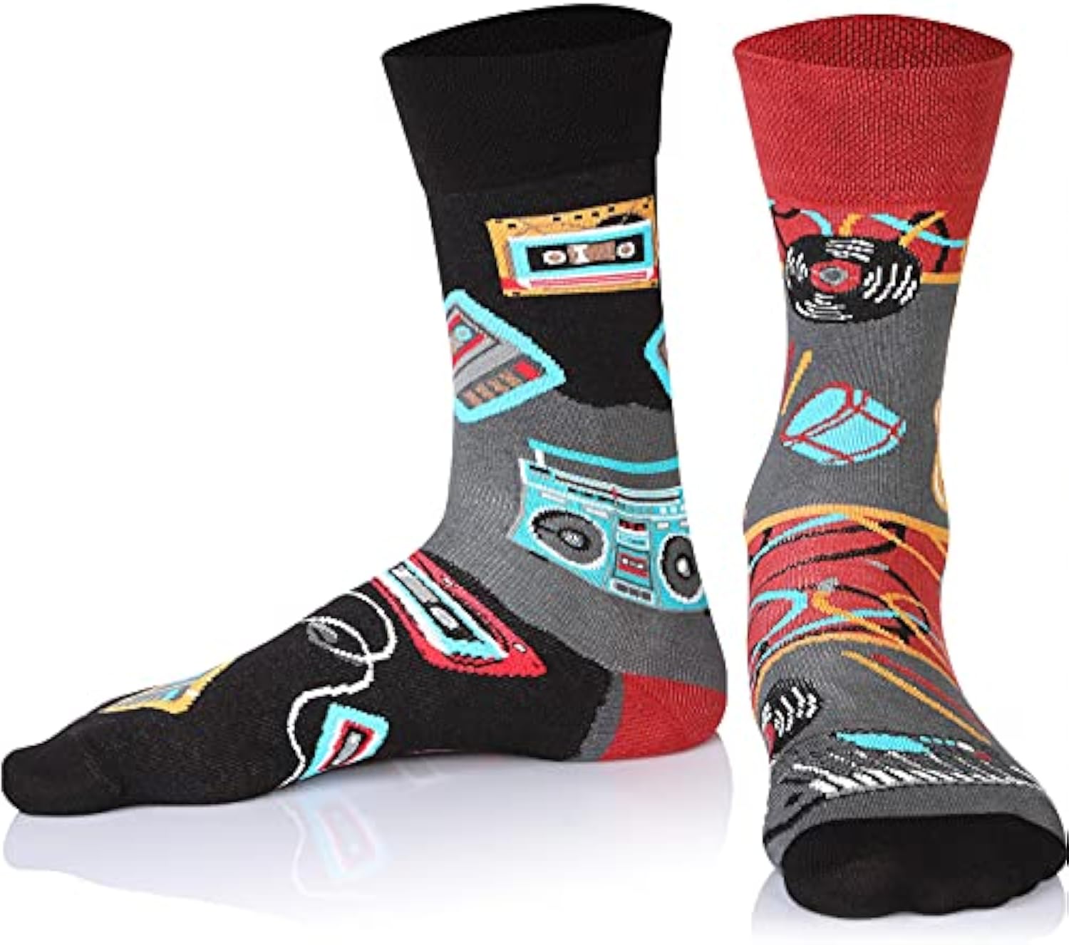 Mehrfarbige Laufsocken aus Baumwolle/Polyamid