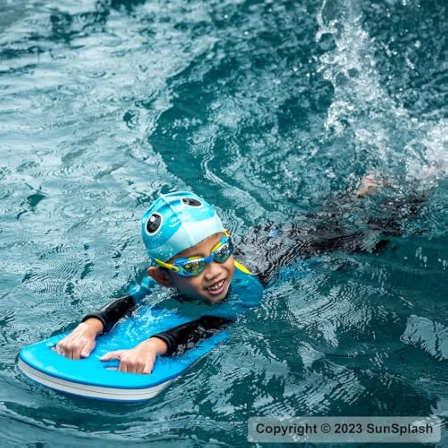 Thermo-Badeanzug für Kinder | 3–10 Jahre | Unisex | 2,5 mm Neopren | Schwimmen | UV-Schutz LSF 50+ | Sonnenspritzer