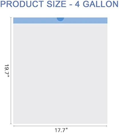 4-Gallonen-Müllbeutel, Küchenmüllbeutel, unparfümierte Mülleimerbeutel，60 Stück pro Packung