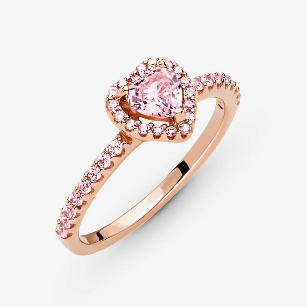 Elevated Heart Ring