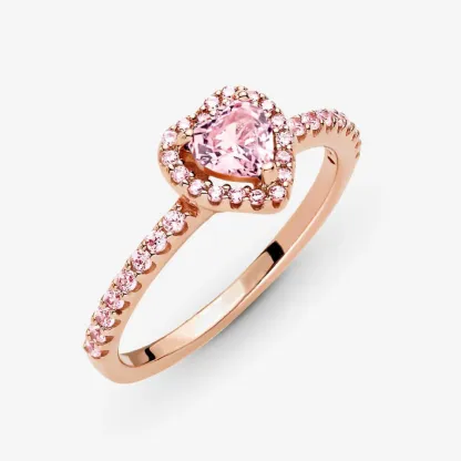Elevated Heart Ring