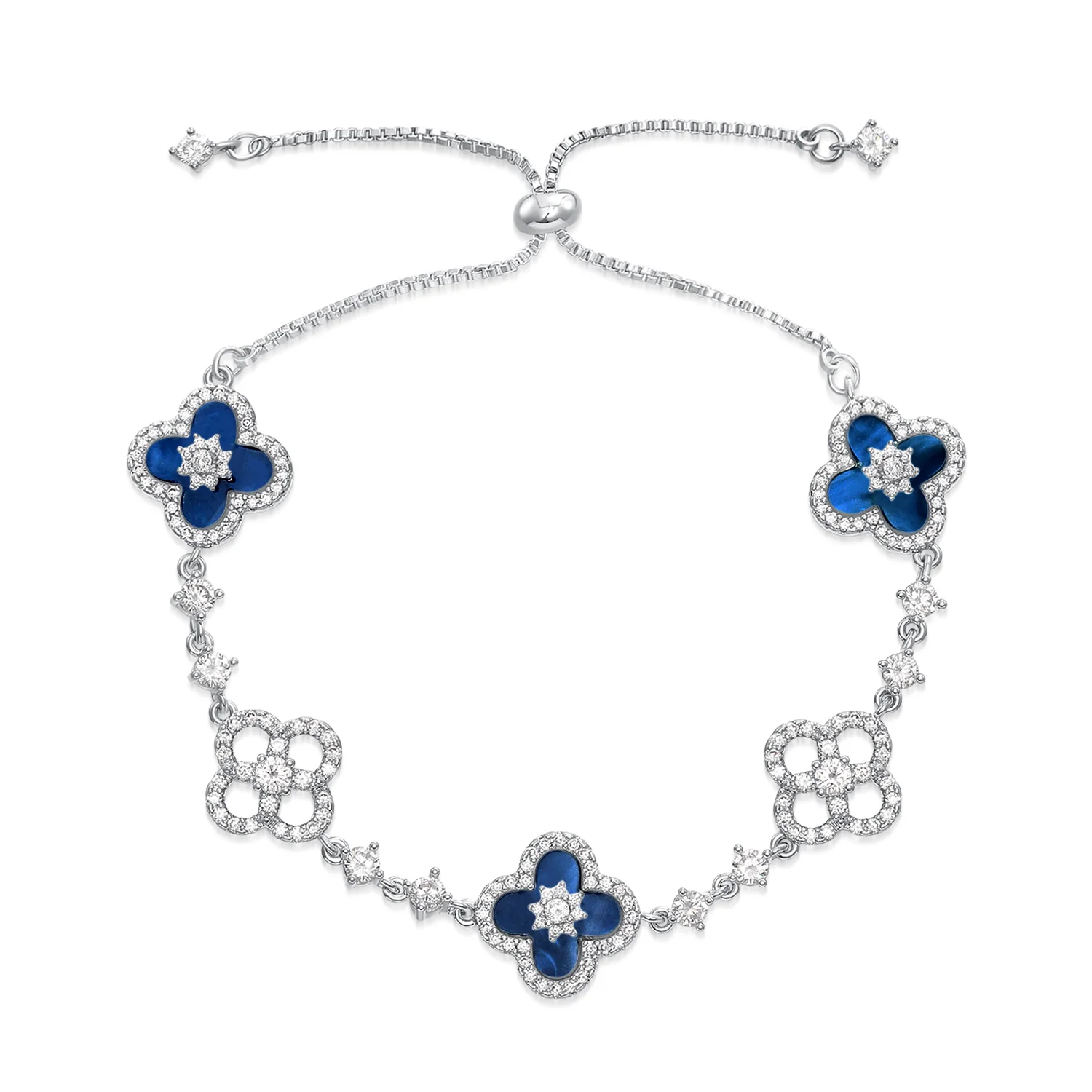 Silver Royal Blue Cleef